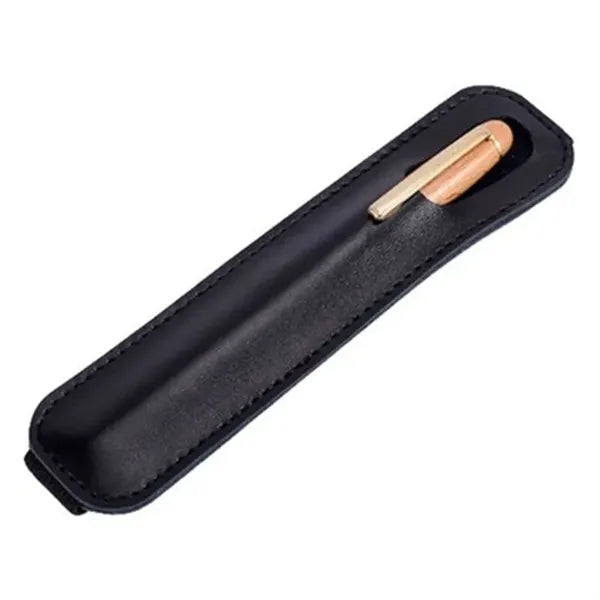 Premium PU Leather Notebook Elastic Detachable Pencil Bag