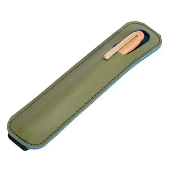 Premium PU Leather Notebook Elastic Detachable Pencil Bag