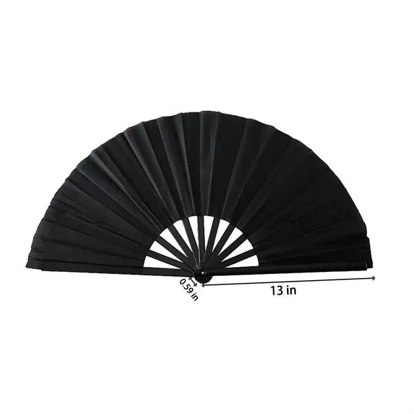 Double-Sided Portable Folding Plastic Fabric Fan