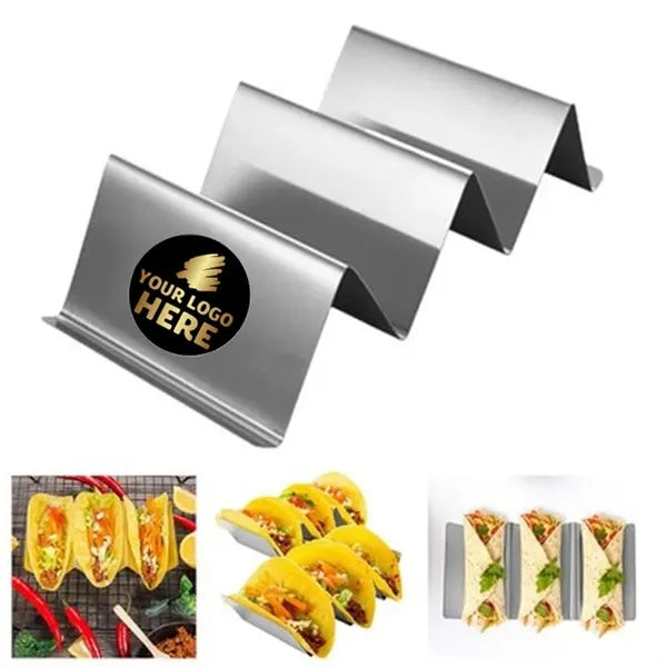 Stainless Steel Taco Holders with Handle