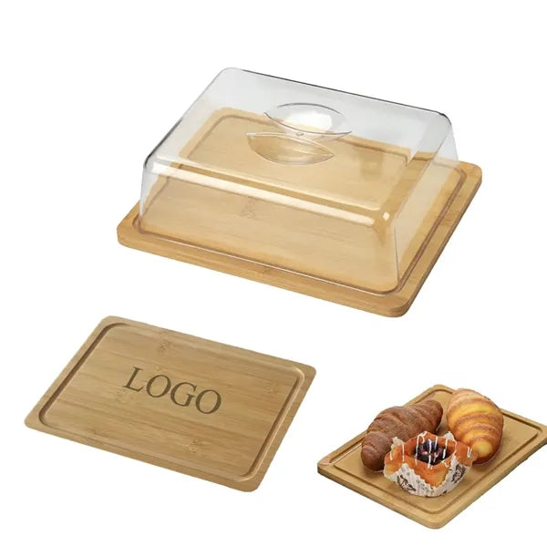 Eco-Friendly Bamboo Food Storage Container with Lid
