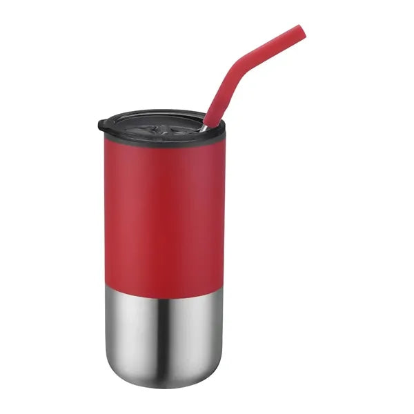 Aqueduct-I - 16 Oz. Bottle Tumblers with Straw