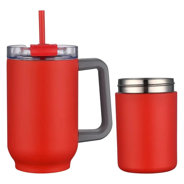 Aqueduct-XI 22 Oz. Can Cooler Travel Tumbler (Double Walled)