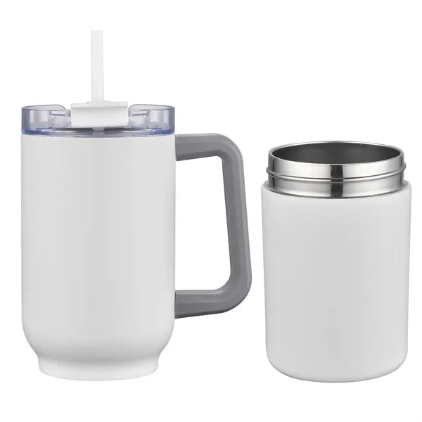 Aqueduct-XI 22 Oz. Can Cooler Travel Tumbler (Double Walled)