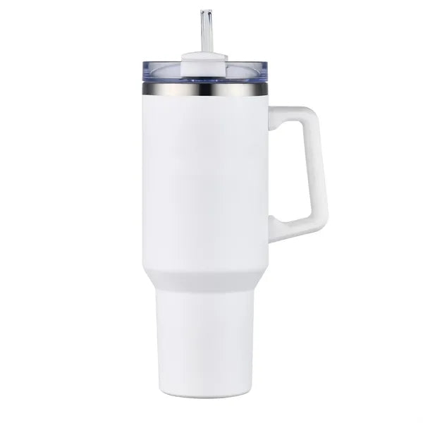 Aqueduct-III 40 Oz Tumbler Mugs with Straw (Double Walled)