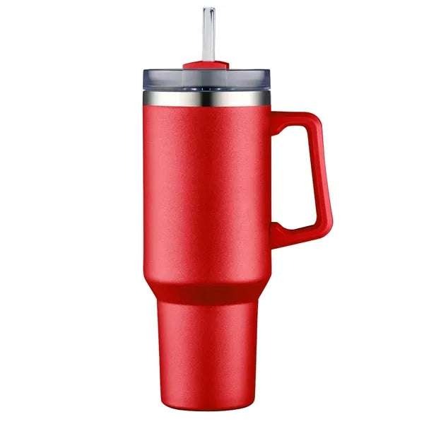 Aqueduct-III 40 Oz Tumbler Mugs with Straw (Double Walled)