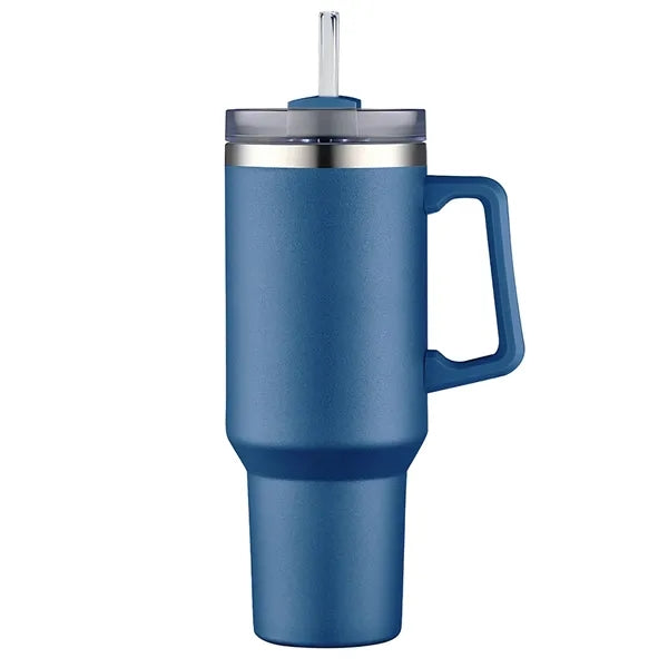 Aqueduct-III 40 Oz Tumbler Mugs with Straw (Double Walled)