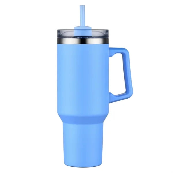 Aqueduct-V 40 Oz Tumbler Mugs with Straw (Double Walled)