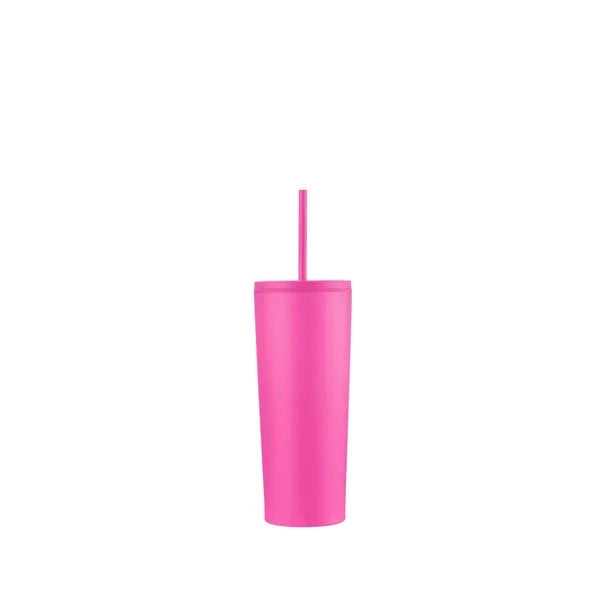Aqueduct-IX 24 Oz. Travel Tumbler Bottle with Straw