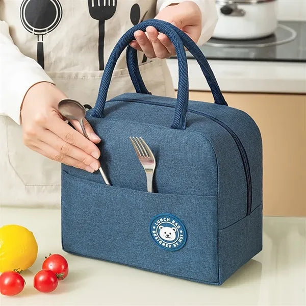 Zipper Cationic Lunch bag