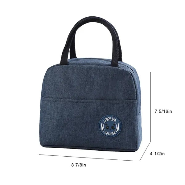 Zipper Cationic Lunch bag