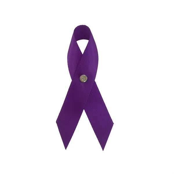 Versatile Satin Awareness Ribbon Pins for Various Causes