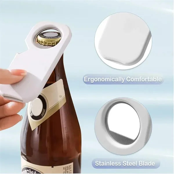 3-in-1 Magnetic Bottle Opener for Refrigerator