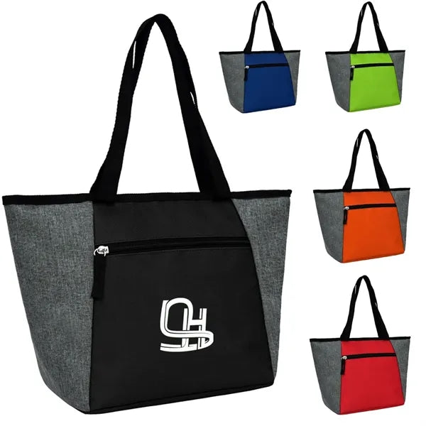 Polyester Water Resistant Tote Cooler Grocery Bag