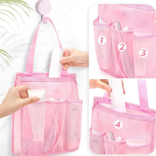 Mesh Beach Tote & Shower Bag