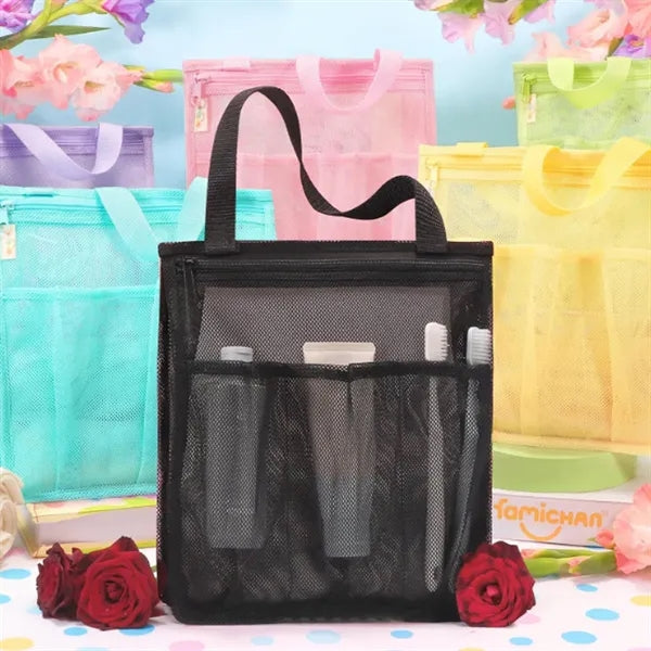 Mesh Beach Tote & Shower Bag