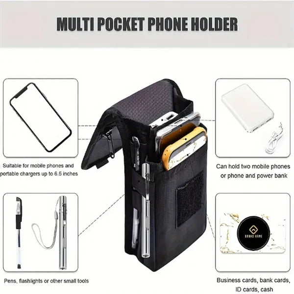 3-Layer Nylon Waist Pack