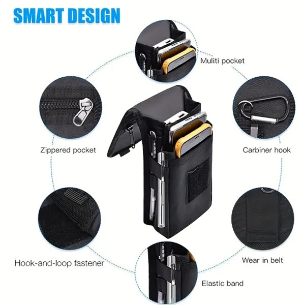 3-Layer Nylon Waist Pack
