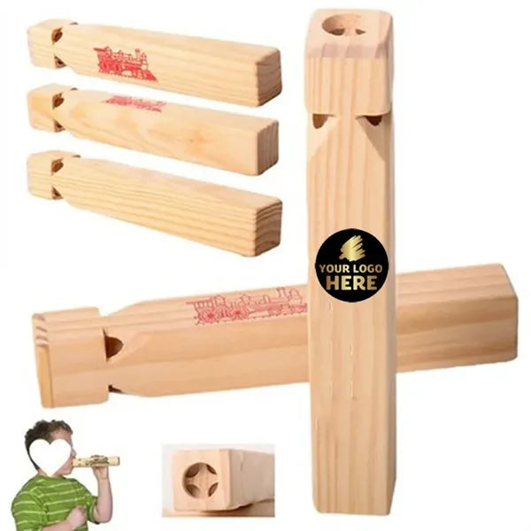 Classic Multi-Functional Safe Wooden Whistle