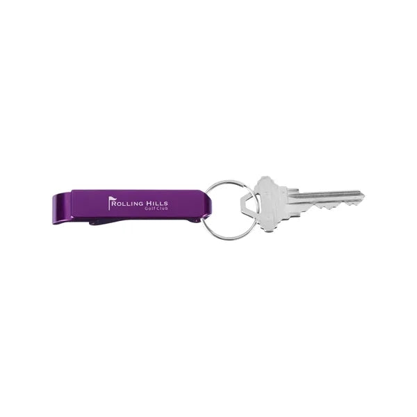 Aluminum Bottle Opener Keychain