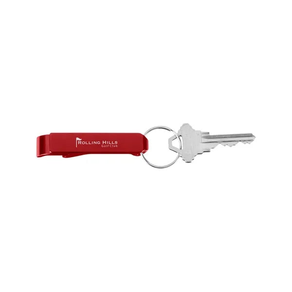 Aluminum Bottle Opener Keychain