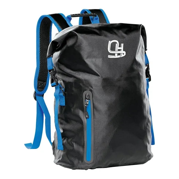 PVC Backpack With 2 Side Buckle And Roll Top Closure