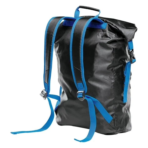 PVC Backpack With 2 Side Buckle And Roll Top Closure