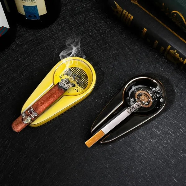 Ceramic Cigar Ashtray for Outside Patio