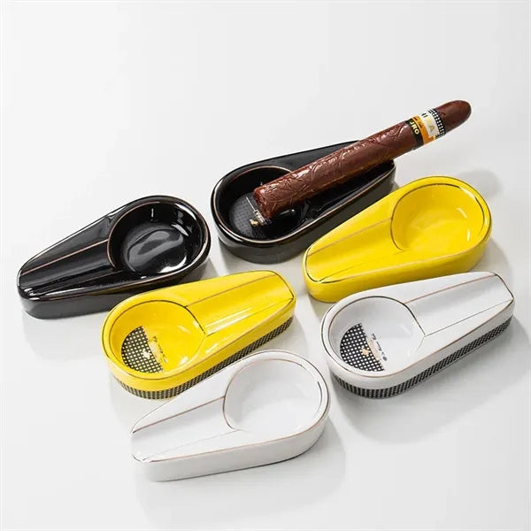 Ceramic Cigar Ashtray for Outside Patio