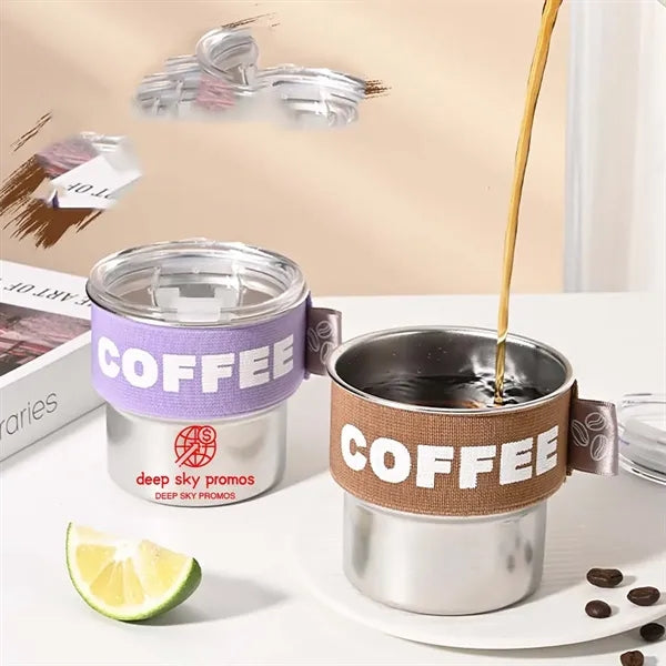 Stainless steel coffee cup