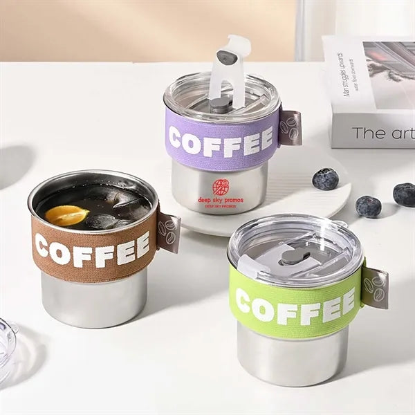 Stainless steel coffee cup