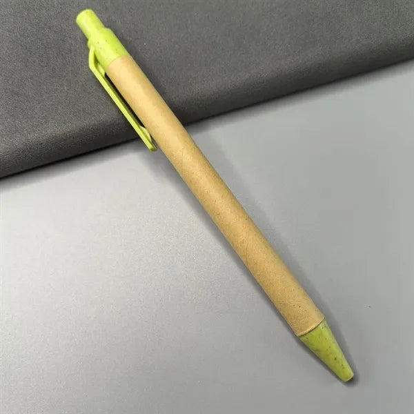 Eco Paper Wheat Straw Ballpoint Pen