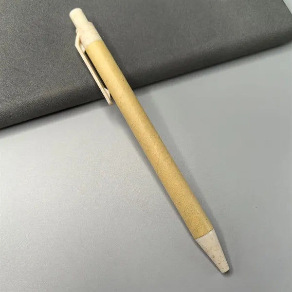 Eco Paper Wheat Straw Ballpoint Pen