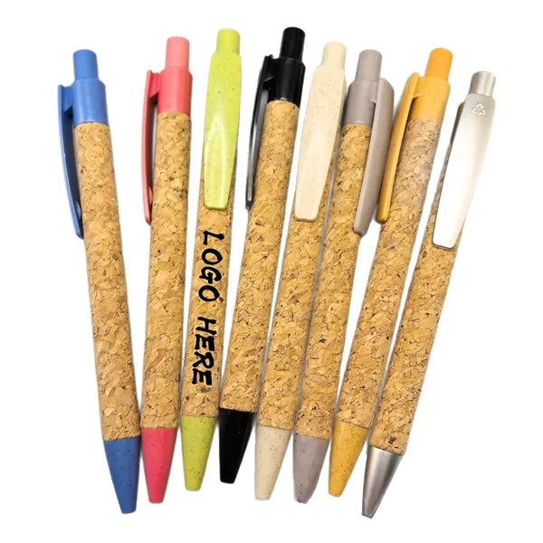 Eco-Friendly Wheat Straw Cork Pen