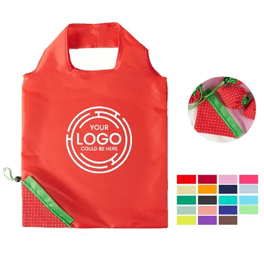 Strawberry-Shaped Foldable Shopping Bag