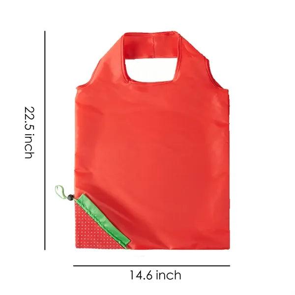 Strawberry-Shaped Foldable Shopping Bag