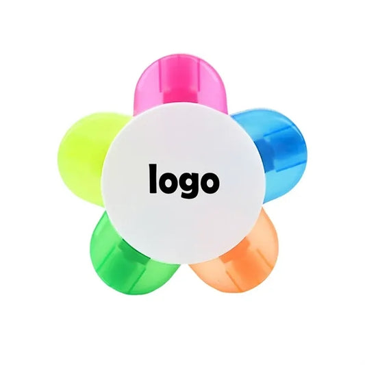 Five-In-One Floral Design Multi-Color Highlighter
