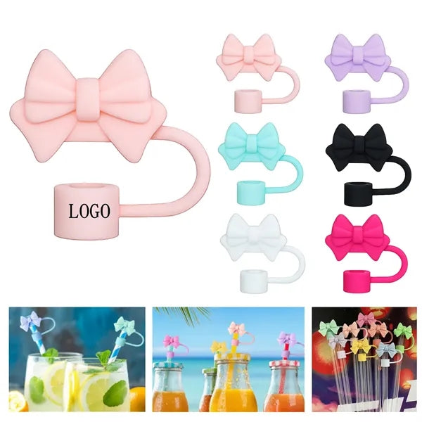 Bows-shaped Straw Cap