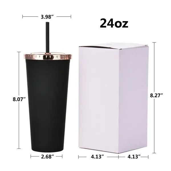 Double Straw Tumbler