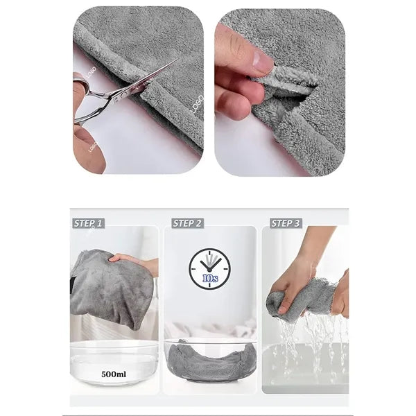 Microfiber Hair Towel Wrap