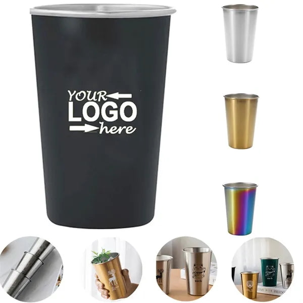 Stainless Steel Pint Cup 16 OZ