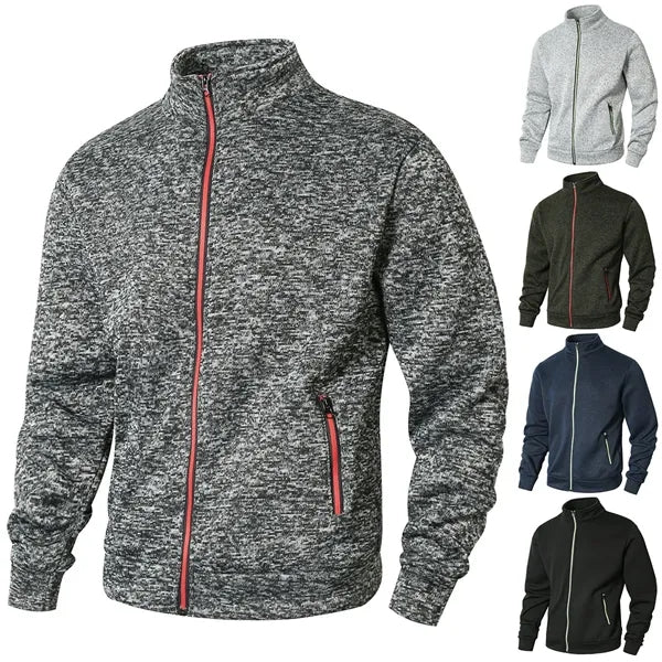 Logo Full-Zip Fleece Jacket for Men