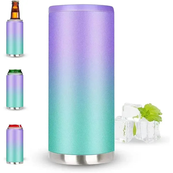 12oz Stainless Steel Slim Can Cooler