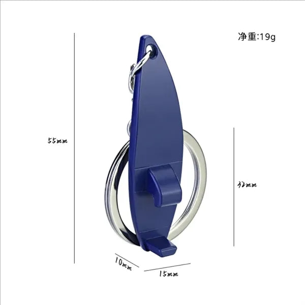 Surfboard Beer Bottle Opener Pendant