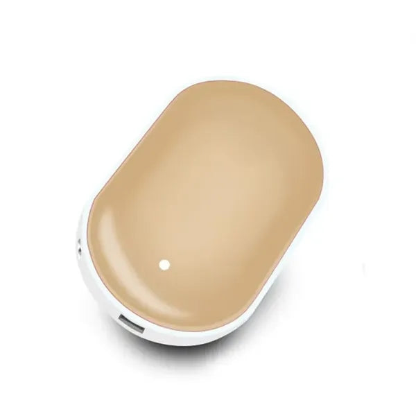 Aluminum Dual-Sided Hand Warmer Power Bank