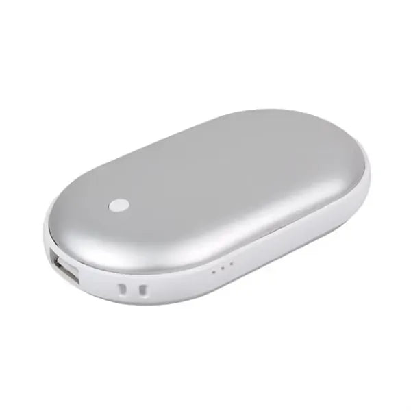 Aluminum Dual-Sided Hand Warmer Power Bank