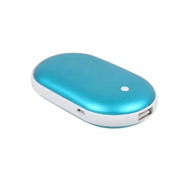 Aluminum Dual-Sided Hand Warmer Power Bank