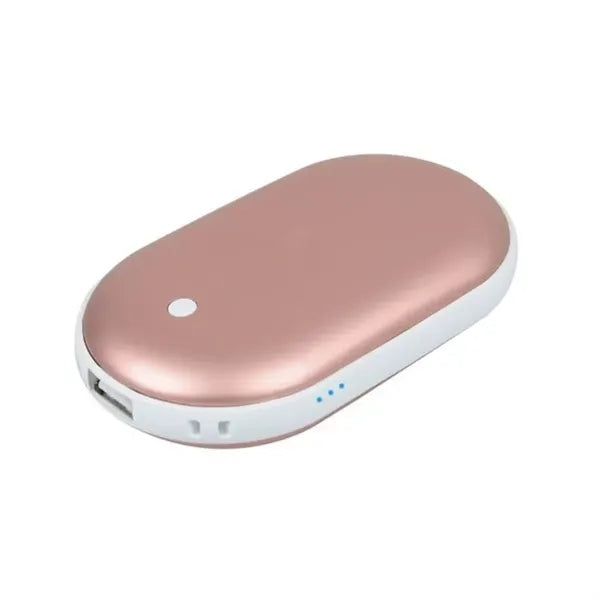 Aluminum Dual-Sided Hand Warmer Power Bank