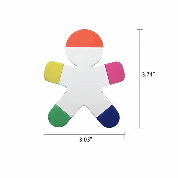 Five-Color Human-Shaped Highlighter