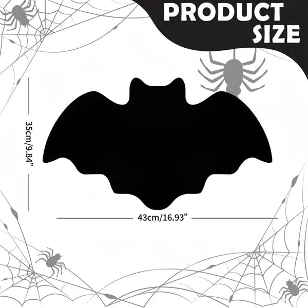 Halloween Bat-shaped Felt Table Mat